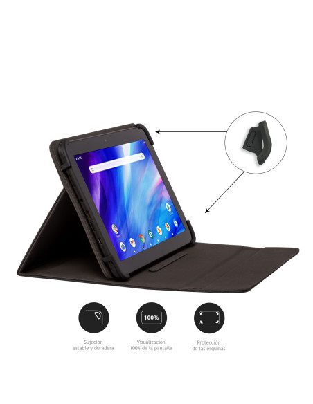 Nilox NXFB001 custodia per tablet 26,7 cm (10.5") Custodia a fondina Nero