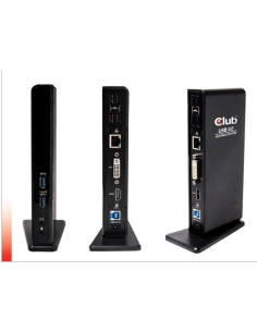 CLUB3D USB Gen1 Type A Dual Display Docking Station