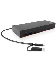Lenovo 40AF0135EU replicatore di porte e docking station per laptop Cablato Nero