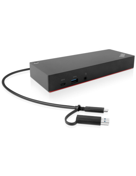 Lenovo 40AF0135EU replicatore di porte e docking station per laptop Cablato Nero