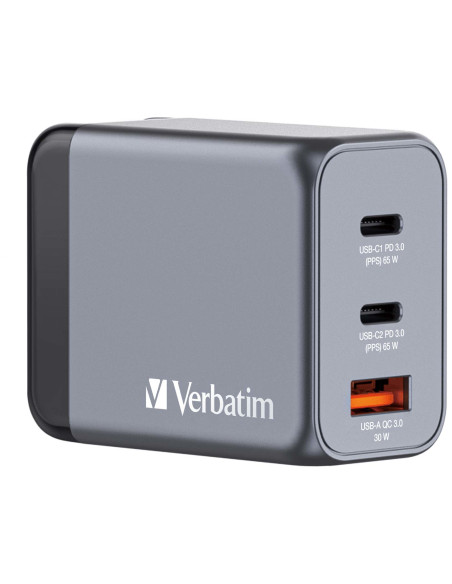 Verbatim GNC-65 Universale Nero, Grigio AC Ricarica rapida Interno