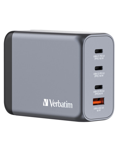 Verbatim GNC-200 Universale Nero, Grigio AC Ricarica rapida Interno