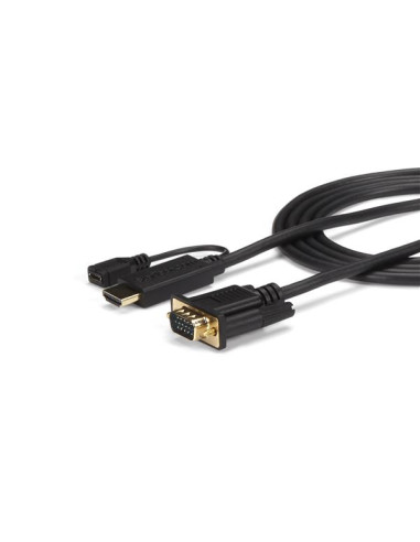 StarTech.com Cavo Convertitore attivo HDMI a VGA - Adattatore HDMI a VGA M/M - 1920x1200 / 1080p da 3m