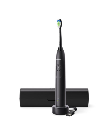 Philips Sonicare serie 5300 Spazzolino elettrico sonico con base di ricarica, 2 livelli intensità, sensore di pressione colore 