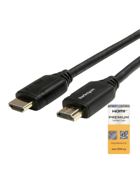 StarTech.com Cavo HDMI ad alta velocità Premium con Ethernet - 4K 60Hz - 0,5 m
