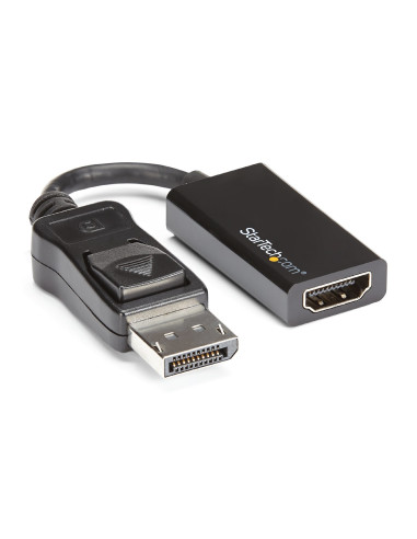 StarTech.com Adattatore DisplayPort a HDMI 4K 60Hz - Convertitore video attivo da DP 1.4 a HDMI 2.0 - Dongle/Cavo adattatore per