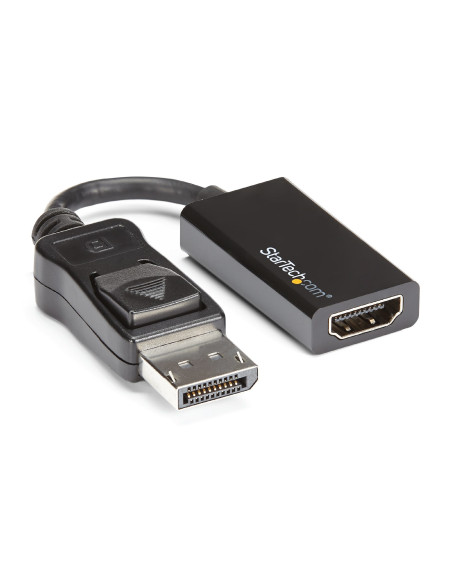 StarTech.com Adattatore DisplayPort a HDMI 4K 60Hz - Convertitore video attivo da DP 1.4 a HDMI 2.0 - Dongle/Cavo adattatore per