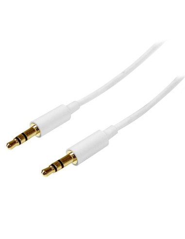 StarTech.com Cavo audio stereo slim da 3,5 mm bianco 2 m - M/M