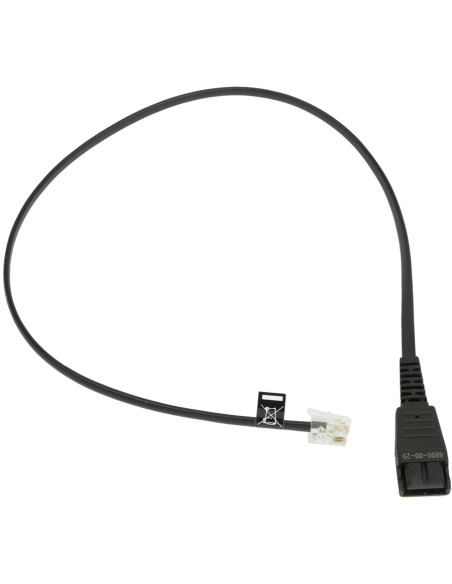 Jabra 8800-00-25 cavo telefonico 0,5 m Nero