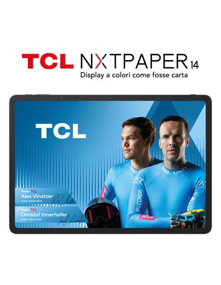 TCL NXTPAPER 14 Mediatek 256 GB 36,3 cm (14.3") 8 GB Wi-Fi 5 (802.11ac) Android 14 Grigio