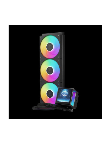 GAMDIAS DISSIP LIQUIDO CHIONE P5-360 3xFAN ARGB 3.4'' LCD 480*480 DISPLAY