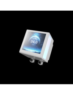 GAMDIAS DISSIP LIQUIDO CHIONE P5-360 WH 3xFAN ARGB 3.4'' LCD 480*480 DISPLA