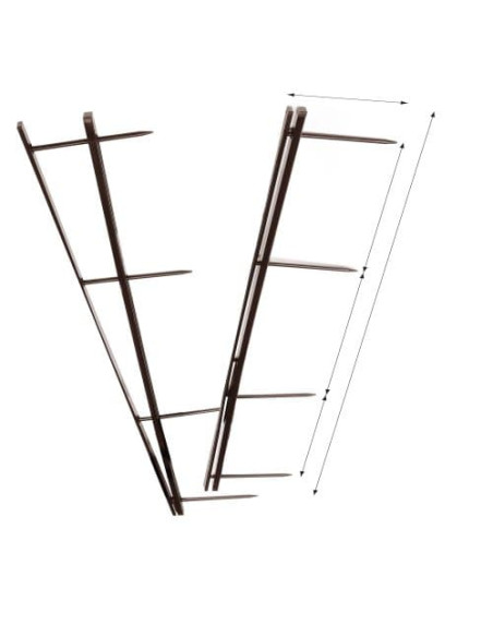 GBC Pettini per rilegatura VeloBind 45 mm neri (25)