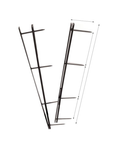 GBC Pettini per rilegatura VeloBind 45 mm neri (25)