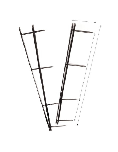 GBC Pettini per rilegatura VeloBind 45 mm neri (25)