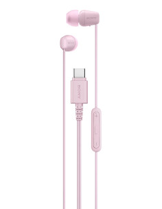 Sony IER-EX15C Auricolare Cablato In-ear Musica e Chiamate USB tipo-C Rosa