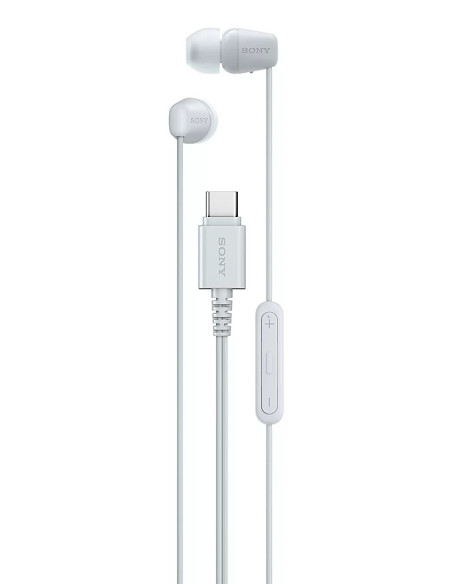 Sony IER-EX15C Auricolare Cablato In-ear Musica e Chiamate USB tipo-C Bianco