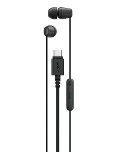 Sony IER-EX15C Auricolare Cablato In-ear Musica e Chiamate USB tipo-C Nero