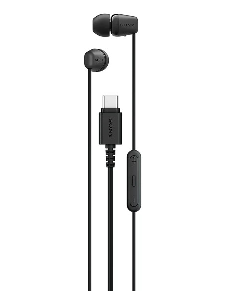 Sony IER-EX15C Auricolare Cablato In-ear Musica e Chiamate USB tipo-C Nero