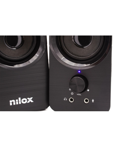 Nilox CASSE ACUSTICHE PC 6W 1-via Nero Cablato 3 W