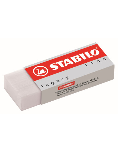 STABILO Legacy gomma per cancellare Cloruro di polivinile (PVC) Bianco 20 pz