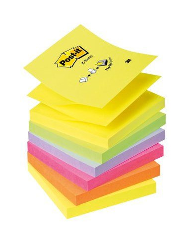 3M R330NRB pouch autoadesiva Quadrato Multicolore 100 fogli Autoadesivo