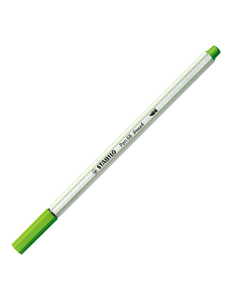 STABILO Pen 68 brush marcatore Verde chiaro 1 pz