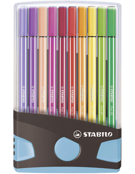 STABILO Pen 68 marcatore Medio Multicolore 20 pz