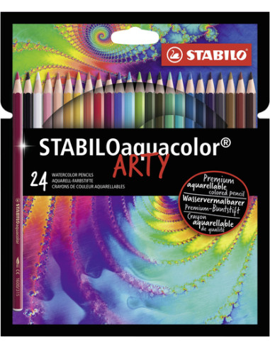 STABILO aquacolor ARTY Multicolore 24 pz