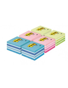 3M 2028X6 quaderno per scrivere 450 fogli Blu, Verde, Rosa