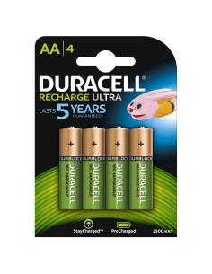 Duracell 4xAA Batteria ricaricabile Stilo AA