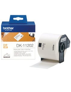 Brother DK-11202 nastro per etichettatrice Nero su bianco