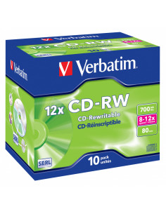 Verbatim CD-RW 12x 700 MB 10 pz