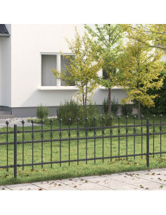 Recinzione a Cerchio Nero 200 x 130 cm