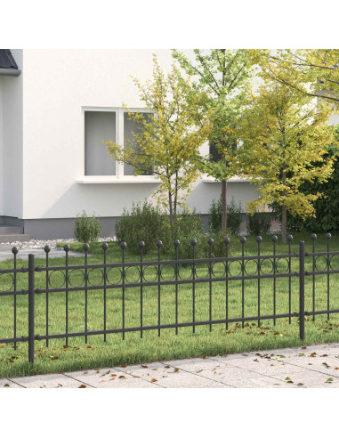 Recinzione a Cerchio Nero 200 x 130 cm