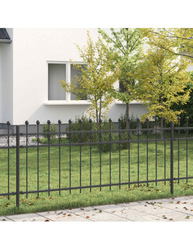 Recinzione a Cerchio Nero 200 x 130 cm