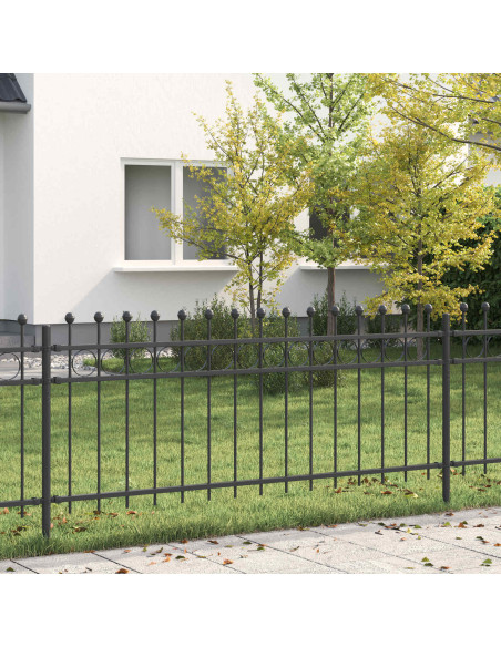 Recinzione a Cerchio Nero 200 x 130 cm