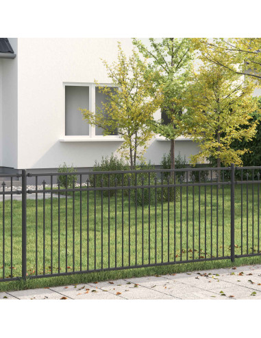 Recinzione a picchetto Nero 200 x 130 cm