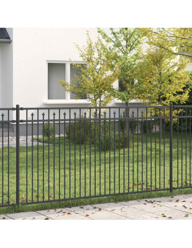 Recinzione a picchetto Nero 200 x 150 cm