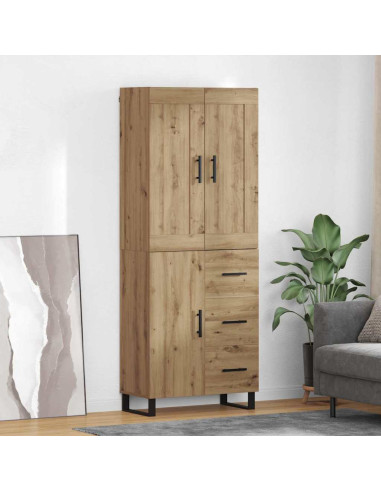 Credenza con cassetto Rovere artigianale 69,5 x 34 x 180 cm