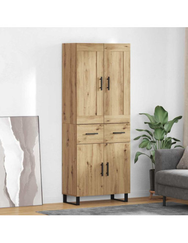 Credenza con cassetto Rovere artigianale 69,5 x 34 x 180 cm