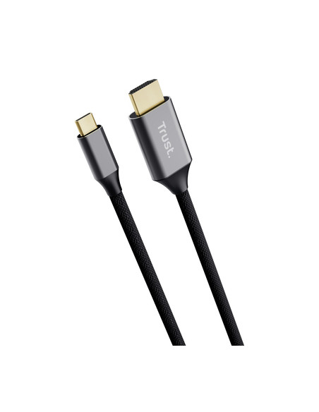 Trust 25630 adattatore per inversione del genere dei cavi USB-C HDMI Nero, Argento