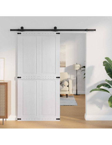 Porta Corona Bianco 100 x 210 cm Legno multistrato