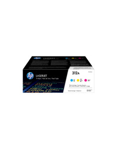 HP Cartuccia Toner ciano Tri-Pack 312A