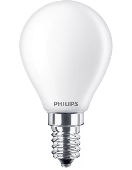 Philips Lampadina candela smerigliata a filamento 60 W P45 E14