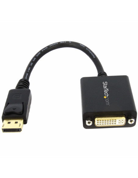 StarTech.com Adattatore DisplayPort DVI - Convertitore video da DisplayPort a DVI-D 1080p - Cavo adattatore da DP 1.2 a DVI Moni