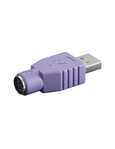Nilox NX080500104 adattatore per inversione del genere dei cavi USB 2.0 PS/2 Viola