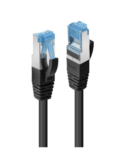 Lindy 47176 cavo di rete Nero 0,5 m Cat6a S/FTP (S-STP)