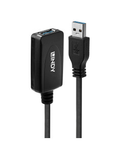 Lindy 43155 cavo USB USB 3.2 Gen 1 (3.1 Gen 1) 5 m USB A Nero