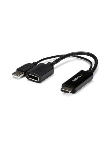 StarTech.com Adattatore / Convertitore HDMI a DP alimentato via USB - Ultra HD 4K